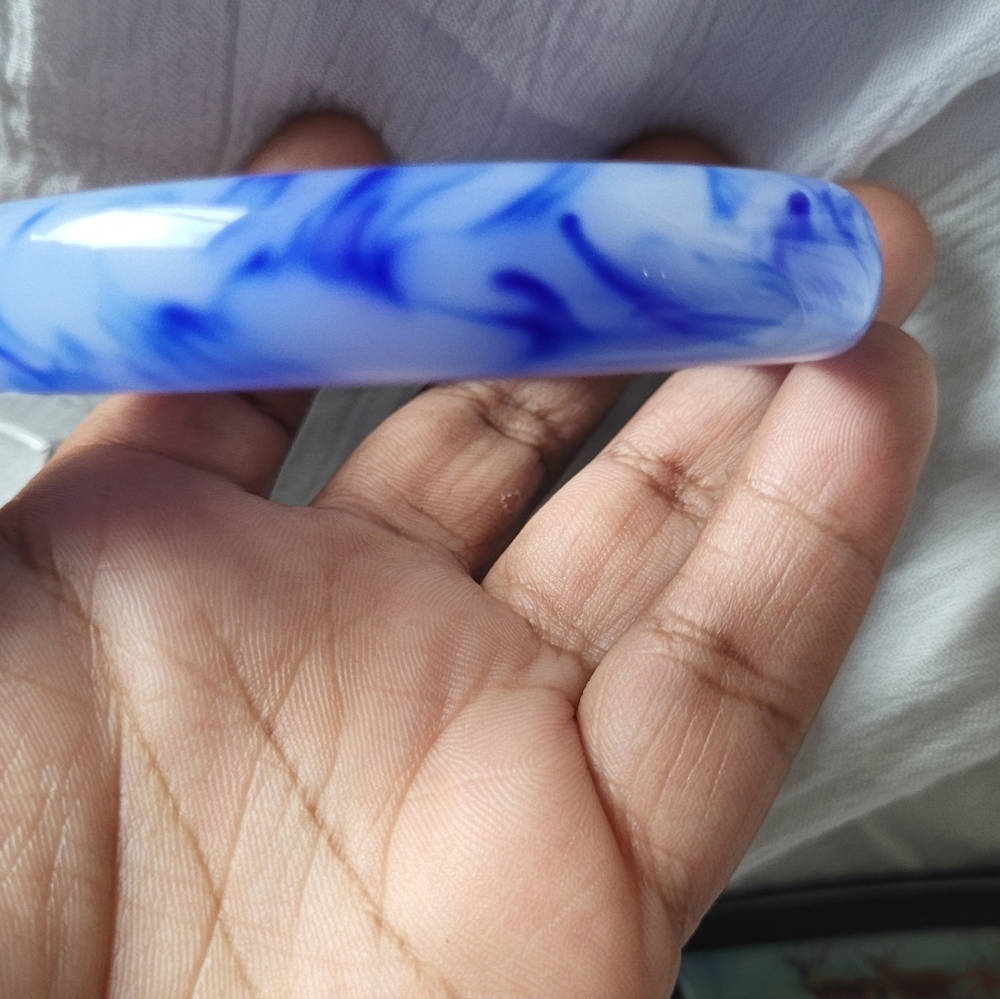 Dyed Jade Bangle Bracelet 60 MM